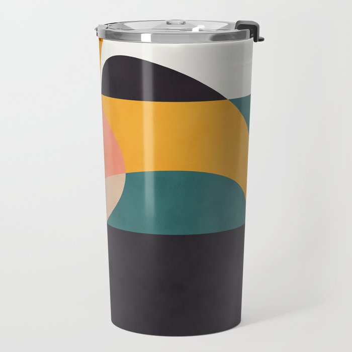 modern shapes 6 Travel Mug Gallery Image 2