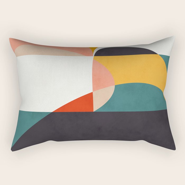 modern shapes 6 Rectangular Pillow Gallery Image 1