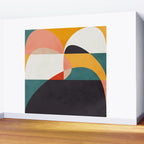 modern shapes 6 Wall Mural Gallery Image 2