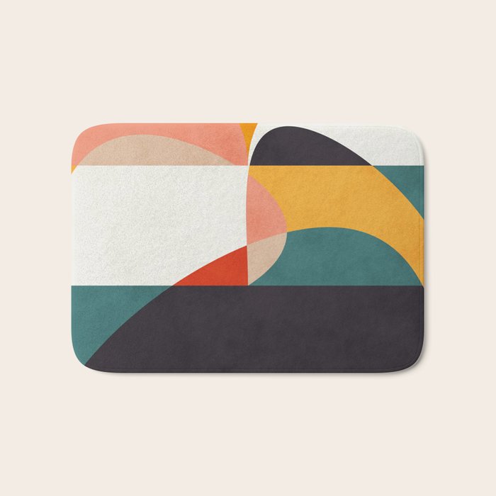 modern shapes 6 Bath Mat Gallery Image 1