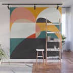 modern shapes 6 Wall Mural Gallery Image 1