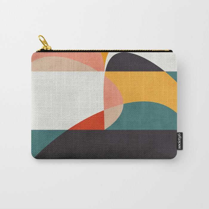 modern shapes 6 Carry All Pouch Gallery Image 1