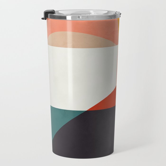 modern shapes 6 Travel Mug Gallery Image 3