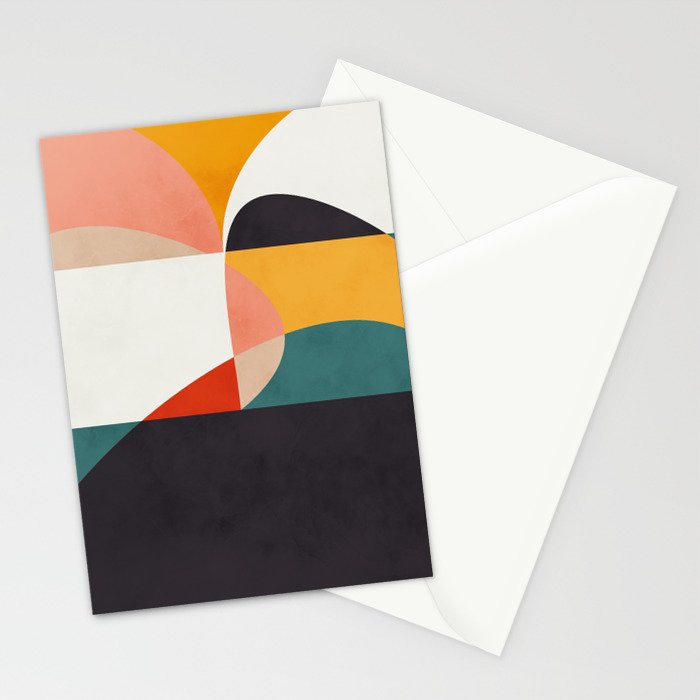 modern shapes 6 Stationery Card Gallery Image 2