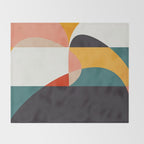 modern shapes 6 Throw Blanket Gallery Image 2