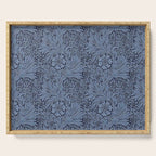 William Morris Marigold Navy Serving Tray Gallery Image 1