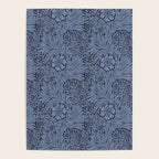William Morris Marigold Navy Poster Gallery Image 4