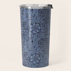 William Morris Marigold Navy Travel Mug Gallery Image 2