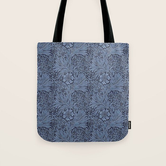 William Morris Marigold Navy Tote Bag Gallery Image 1