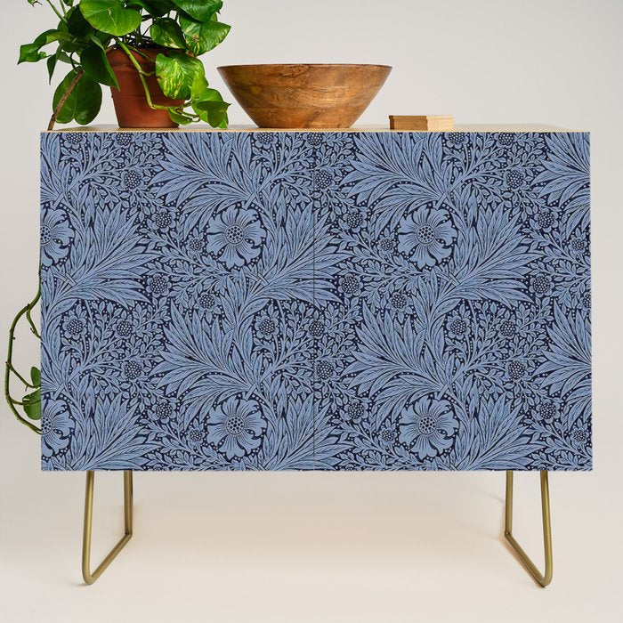 William Morris Marigold Navy Credenza Gallery Image 1