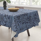William Morris Marigold Navy Tablecloth Gallery Image 3