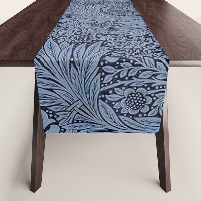 William Morris Marigold Navy Table Runner Gallery Image 1