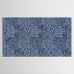 William Morris Marigold Navy Tablecloth Gallery Image 2