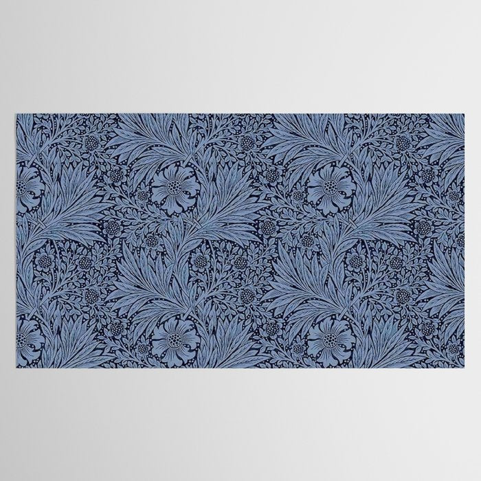 William Morris Marigold Navy Tablecloth Gallery Image 2