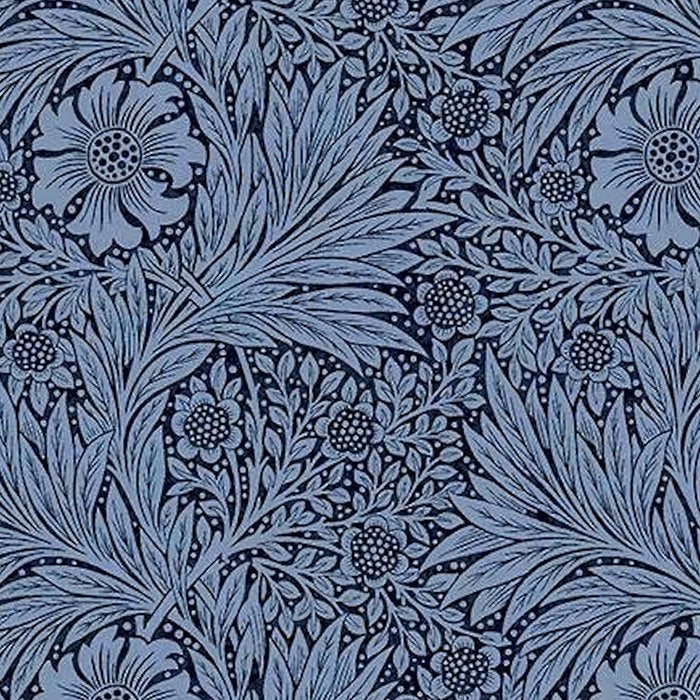 William Morris Marigold Navy Coffee Mug Gallery Image 2