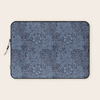 William Morris Marigold Navy Laptop Sleeve Gallery Image 1