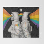 Farther Away Than Tomorrow Throw Blanket Gallery Image 2