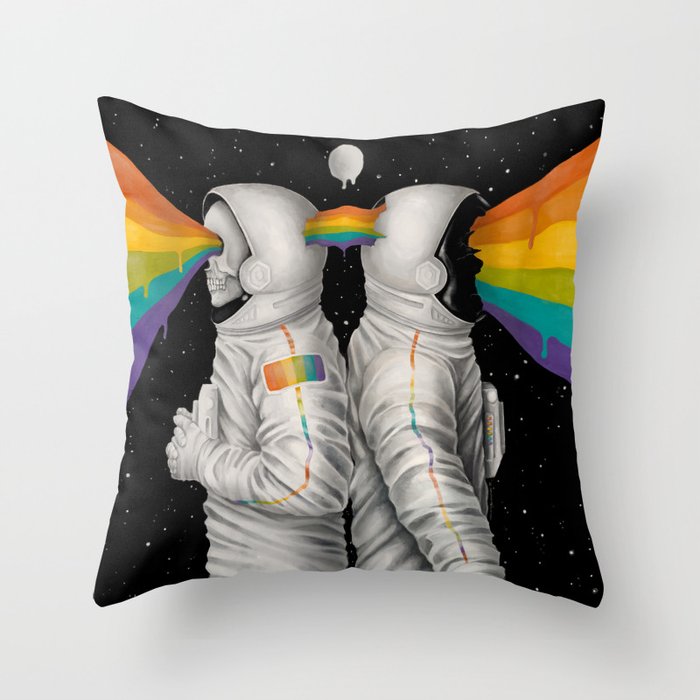 Farther Away Than Tomorrow Throw Pillow Gallery Image 6