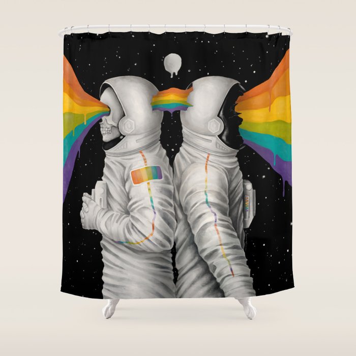 Farther Away Than Tomorrow Shower Curtain Gallery Image 1