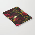 Dutch Midnight Vintage Red Roses Garden Notebook Gallery Image 3