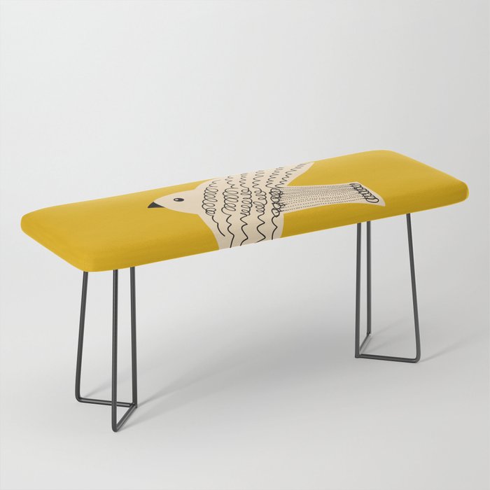 Yellow starling Bench Gallery Image 1