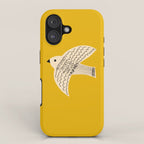 Yellow starling iPhone Case Gallery Image 1