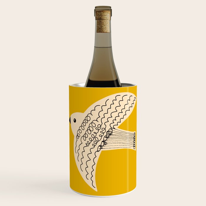 Yellow starling Wine Chiller Gallery Image 1