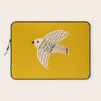 Yellow starling Laptop Sleeve Gallery Image 1