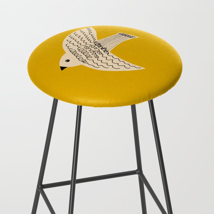 Yellow starling Stool Gallery Image 2