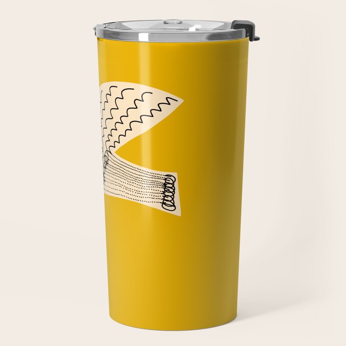 Yellow starling Travel Mug Gallery Image 2