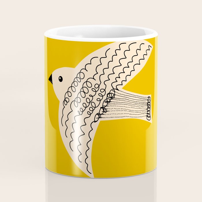 Yellow starling Coffee Mug Gallery Image 4