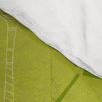 Tennis Rackets & Roses in Lime & Lavender Comforter Gallery Image 4