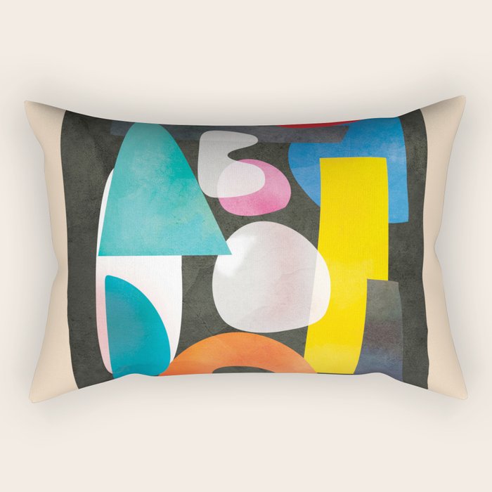 Abstract Modern Art 27 Rectangular Pillow Gallery Image 1