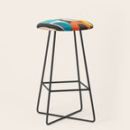 Abstract Modern Art 27 Stool Gallery Image 1