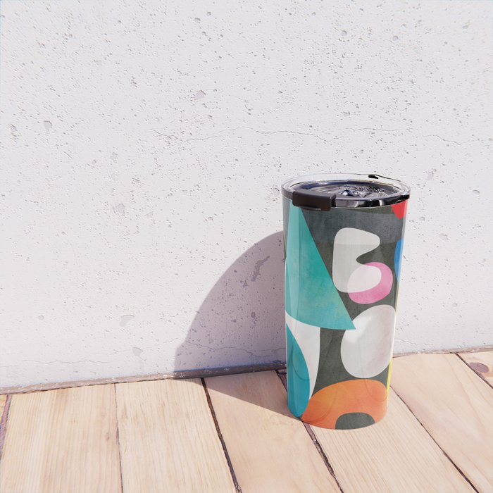 Abstract Modern Art 27 Travel Mug Gallery Image 4