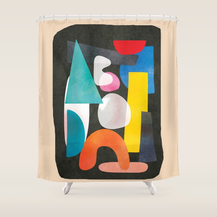 Abstract Modern Art 27 Shower Curtain Gallery Image 1