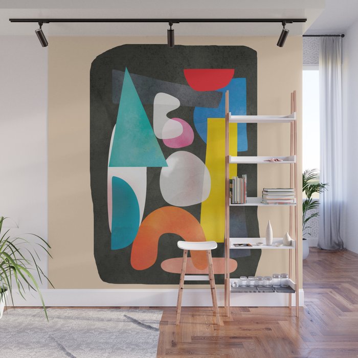 Abstract Modern Art 27 Wall Mural Gallery Image 1