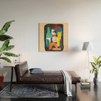 Abstract Modern Art 27 Wood Wall Art Gallery Image 2