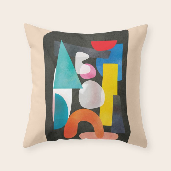 Abstract Modern Art 27 Throw Pillow Gallery Image 6