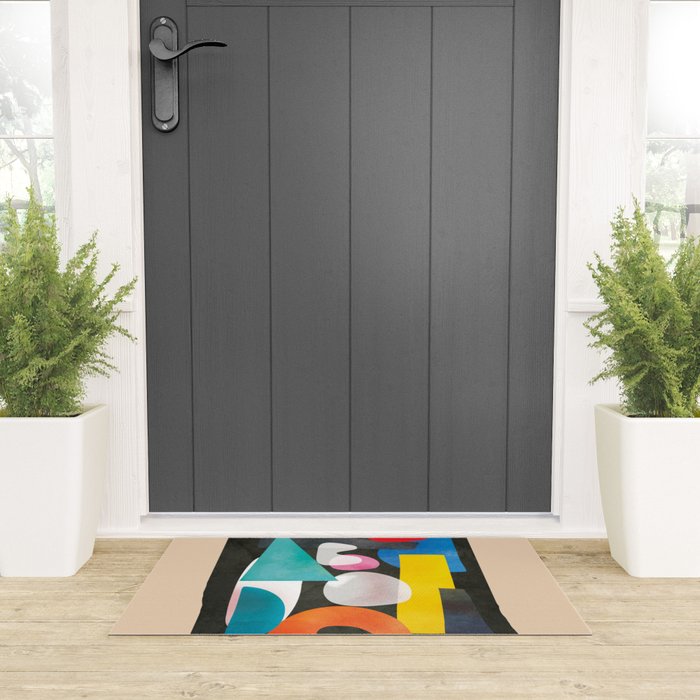 Abstract Modern Art 27 Welcome Mat Gallery Image 3