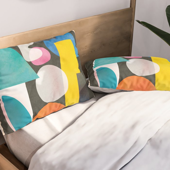 Abstract Modern Art 27 Pillow Sham Gallery Image 2