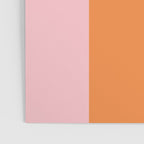 Minimal Modern Archway Color Block in Orange and Pink Poster Gallery Image 3