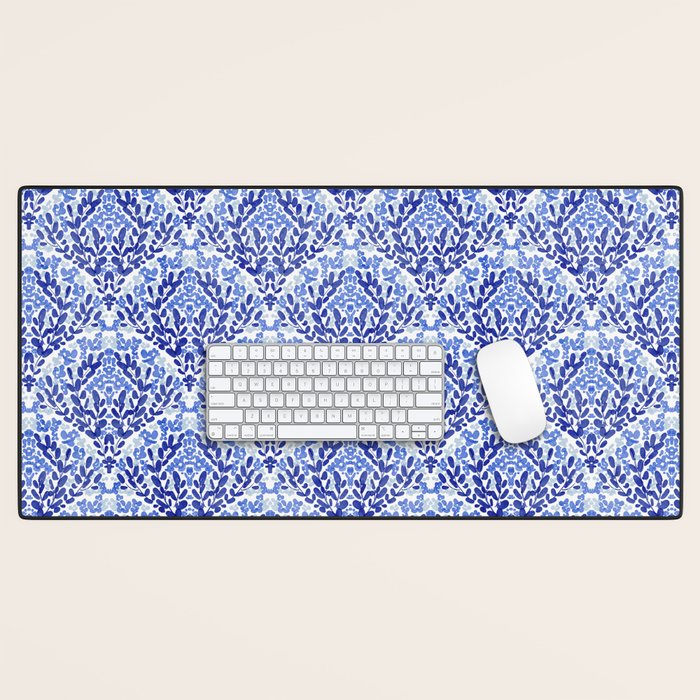 Chinoiserie Scallops Desk Mat Gallery Image 1
