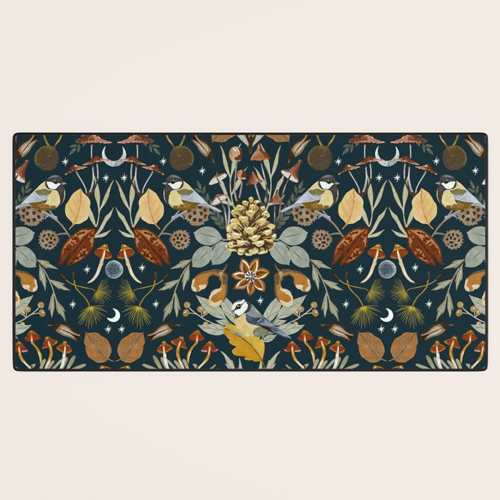 Birds in Autumn Night DP Desk Mat Gallery Image 3