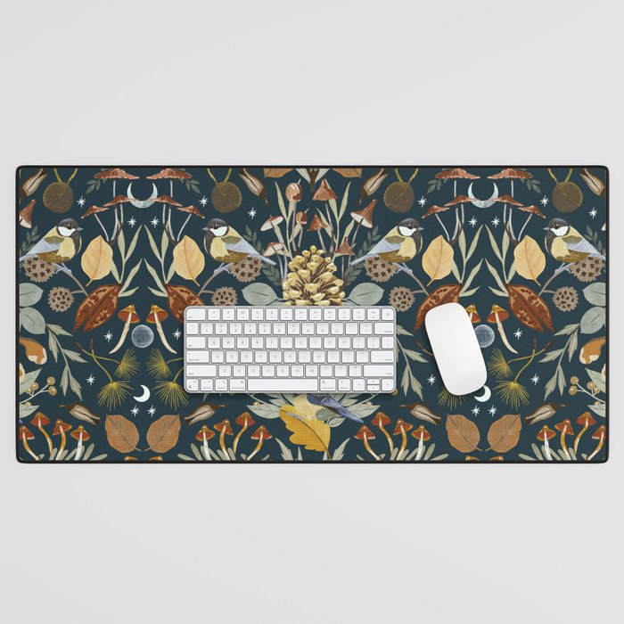 Birds in Autumn Night DP Desk Mat Gallery Image 1