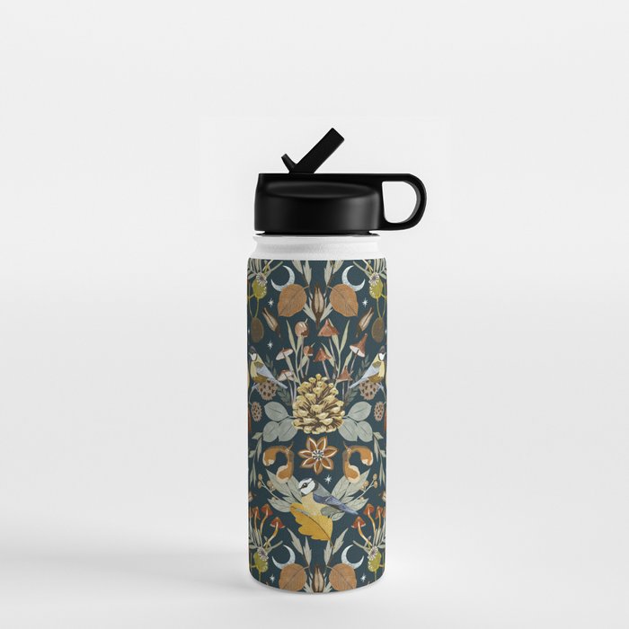 Birds in Autumn Night DP Water Bottle Gallery Image 1