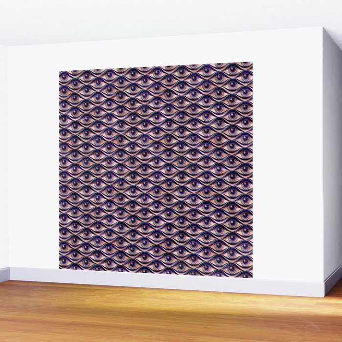 Hypnotized - vintage violet  Wall Mural Gallery Image 2