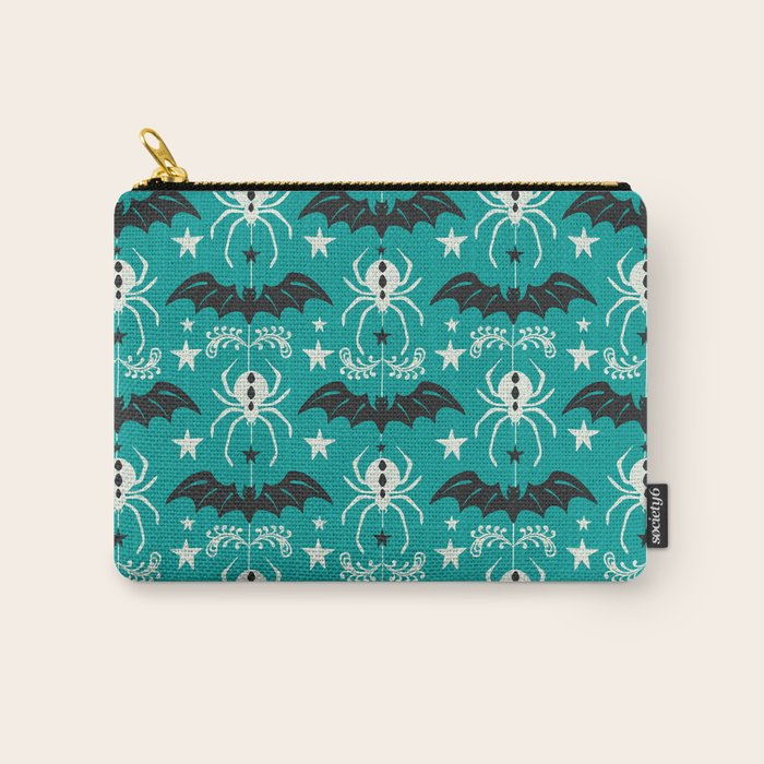 Night Creatures - Teal Carry All Pouch Gallery Image 1