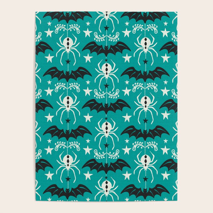 Night Creatures - Teal Poster Gallery Image 4