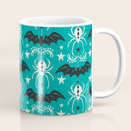 Night Creatures - Teal Coffee Mug Gallery Image 1